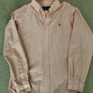Men’s Ralph Lauren button down - peach pink -